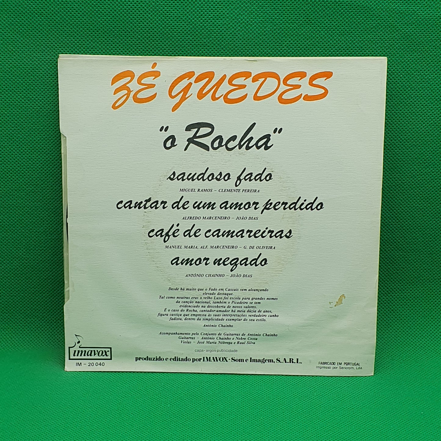 Zé Guedes ‎– "O Rocha"