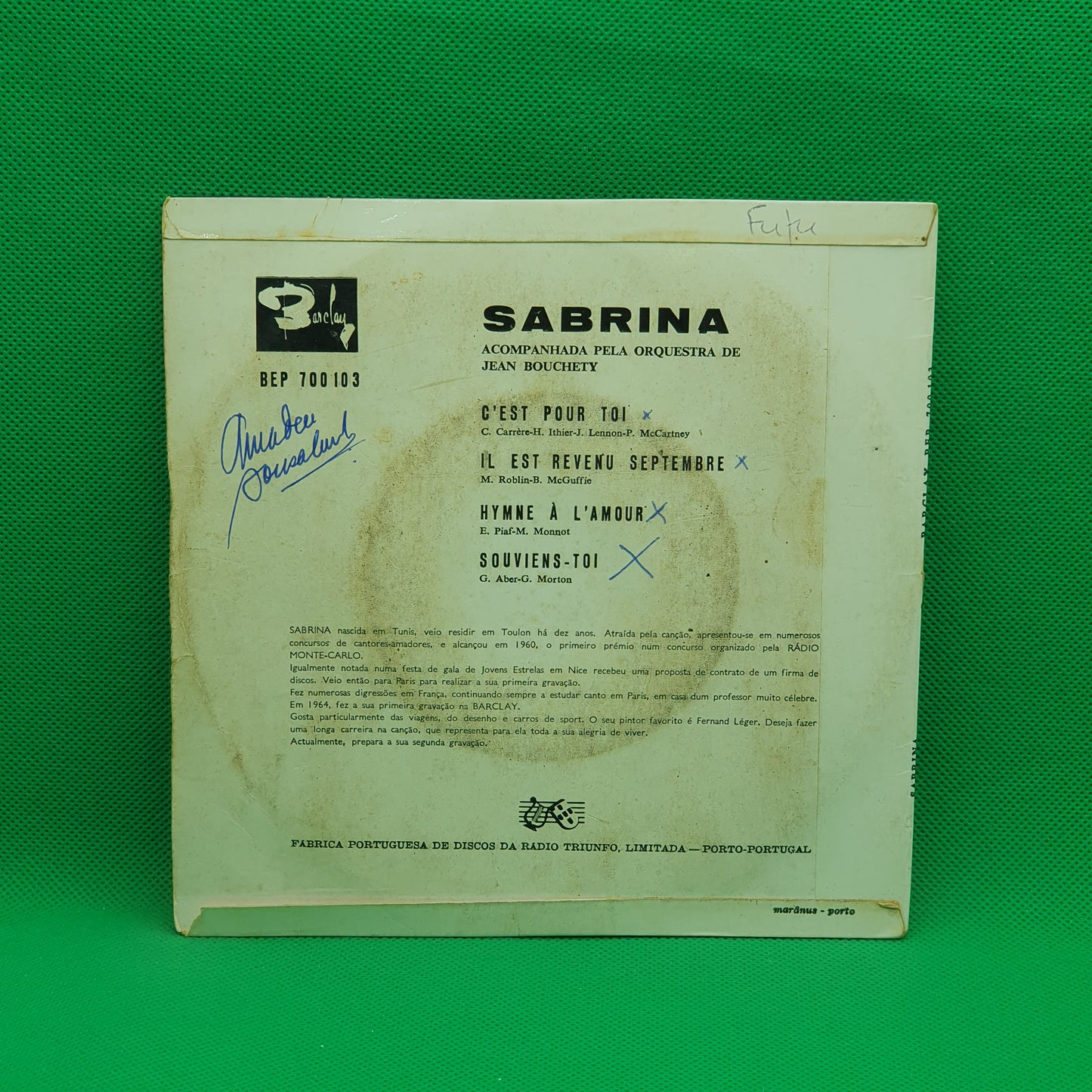 Sabrina - Cest Pour Toi