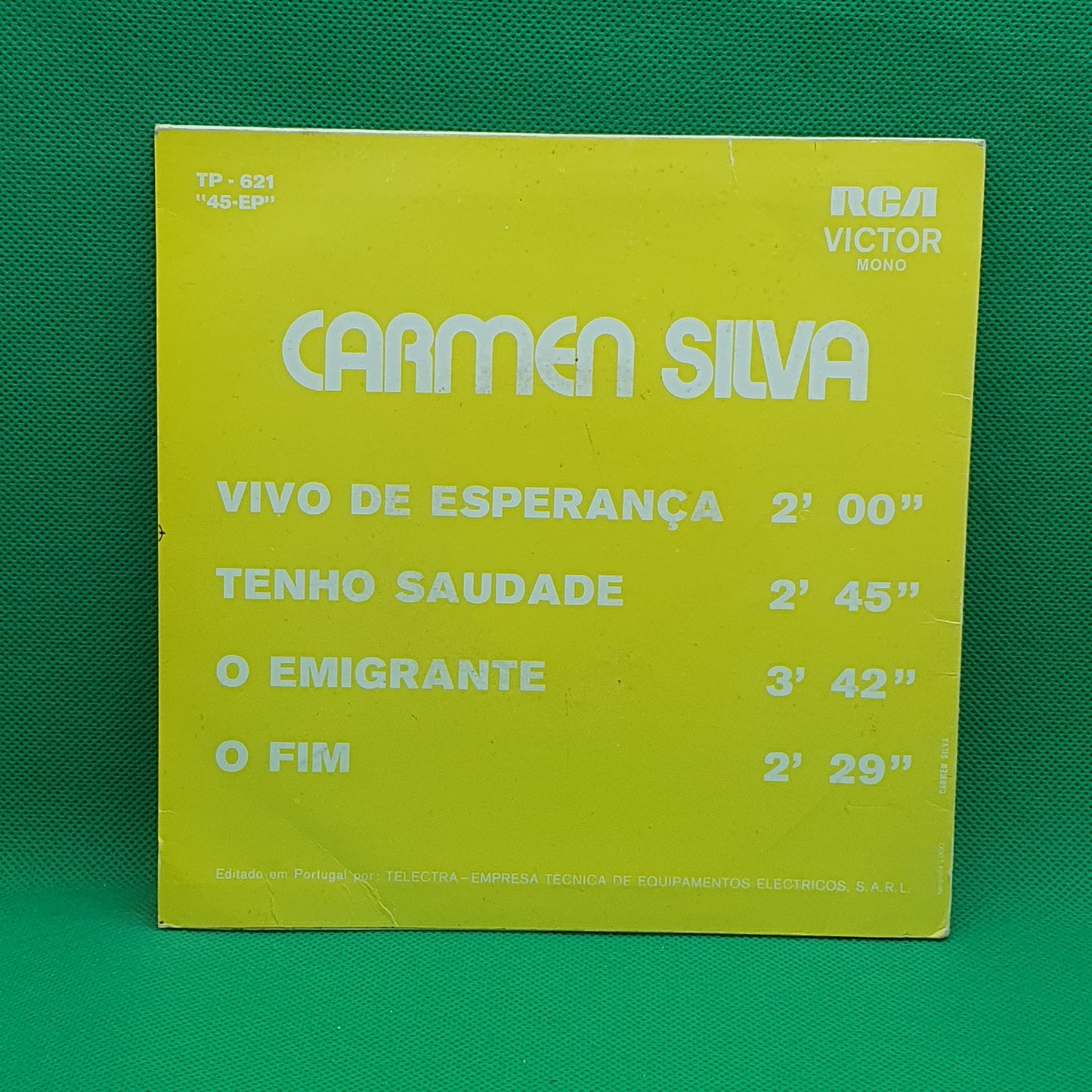 Carmen Silva ‎– Vivo De Esperança