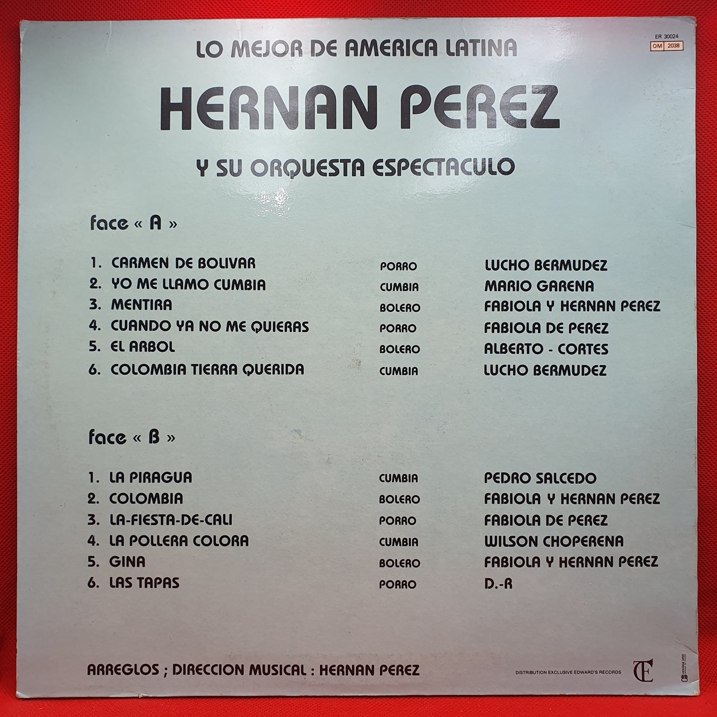 Hernan Perez Y Su Orquesta Espectaculo – Lo Mejor De America Latina
