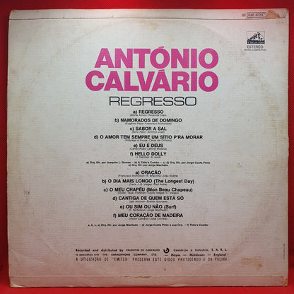 António Calvário ‎– Regresso