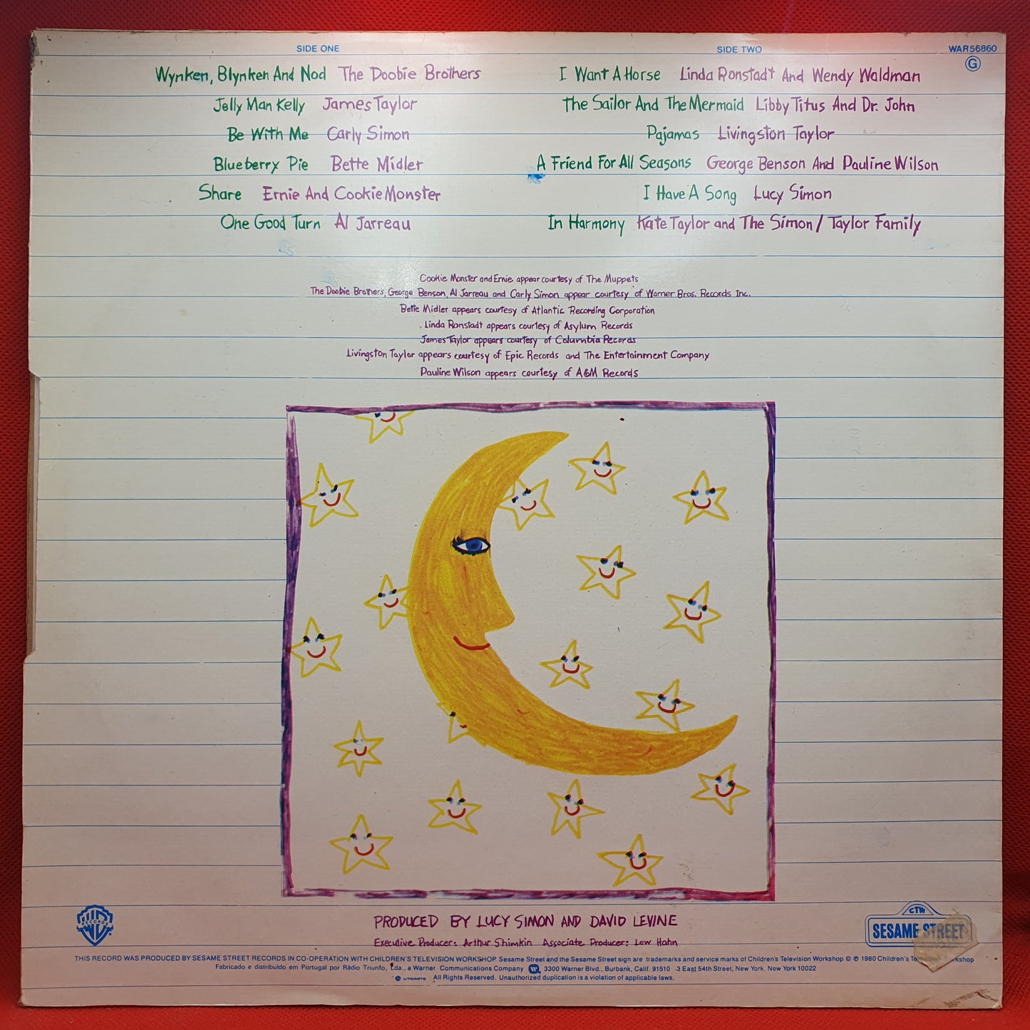 Various ‎– In Harmony - A Sesame Street Record