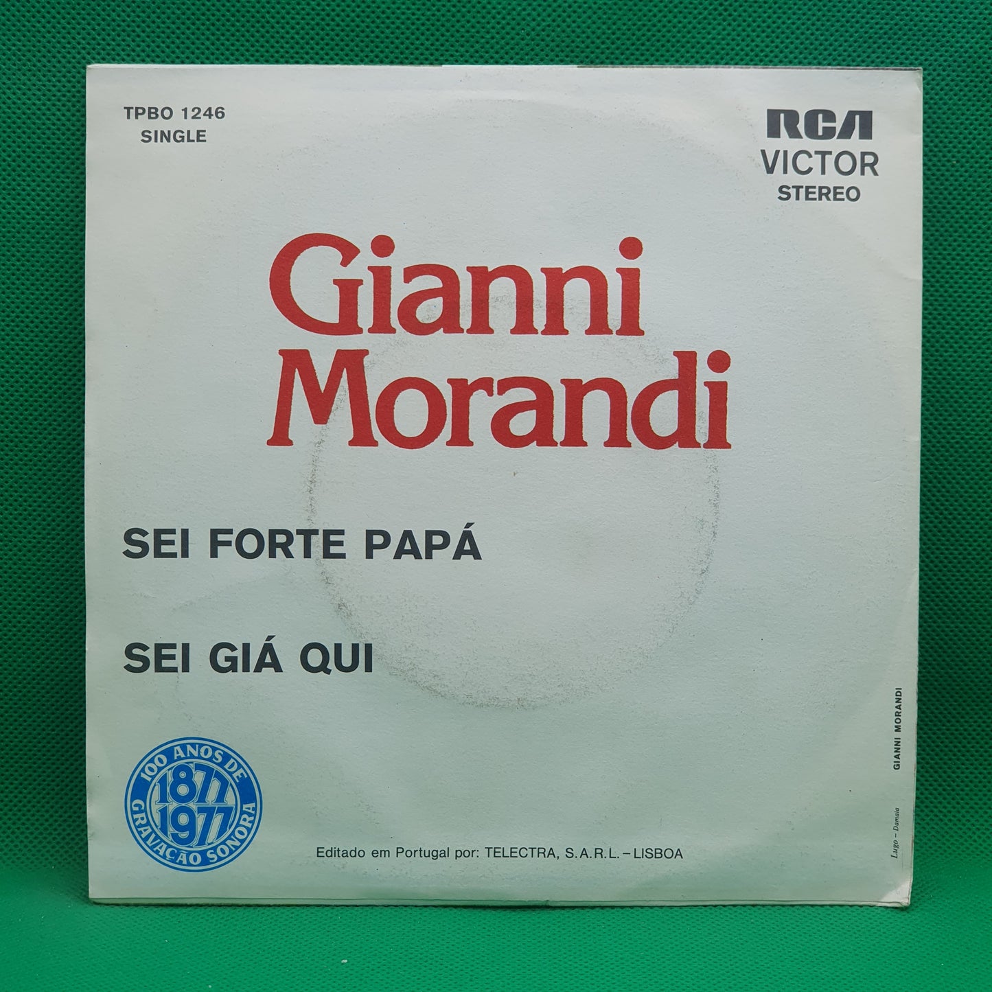Gianni Morandi ‎– Sei Forte Papà / Sei Già Qui