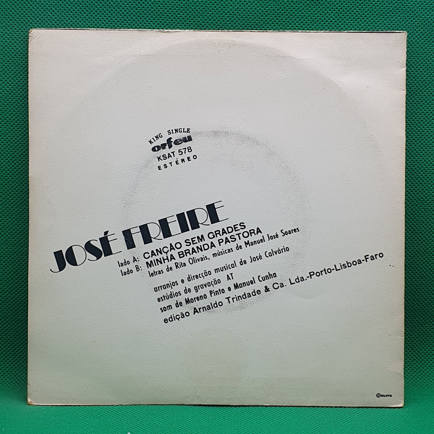 José Freire ‎– Canção Sem Grades