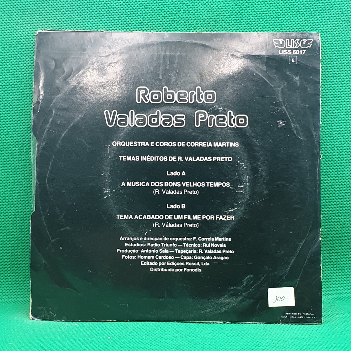 Roberto Valadas Preto ‎– A Música Dos Bons Velhos Tempos