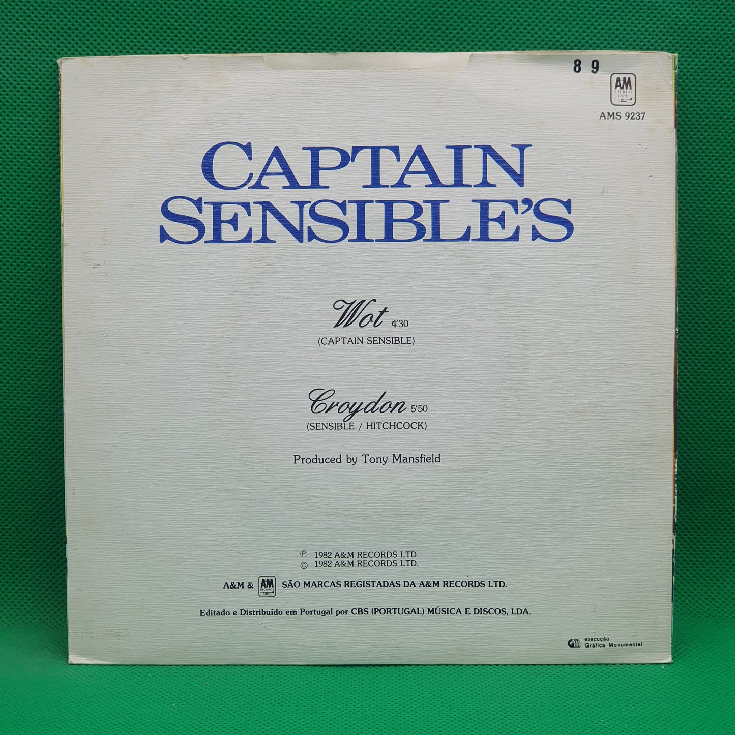 Captain Sensible ‎– Wot - Croydon