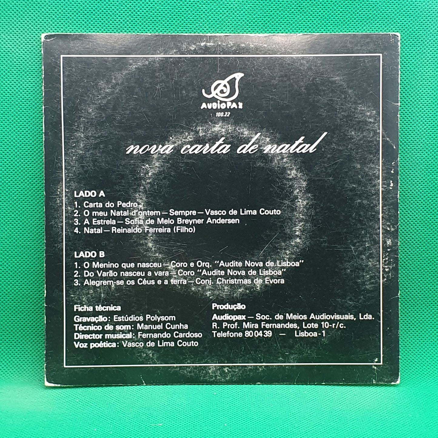 Vasco De Lima Couto ‎– Nova Carta De Natal