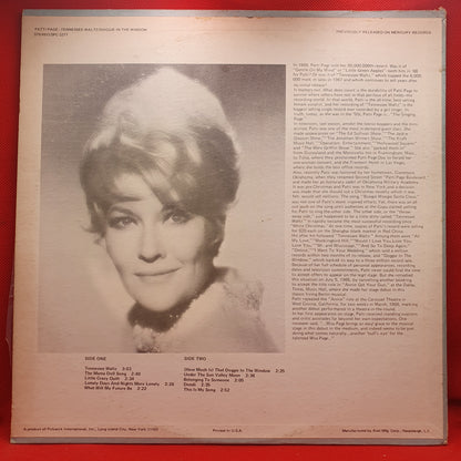 Patti Page ‎– Tennessee Waltz