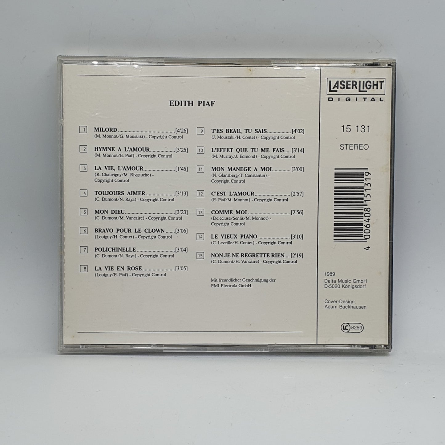 Edith Piaf ‎– Edith Piaf