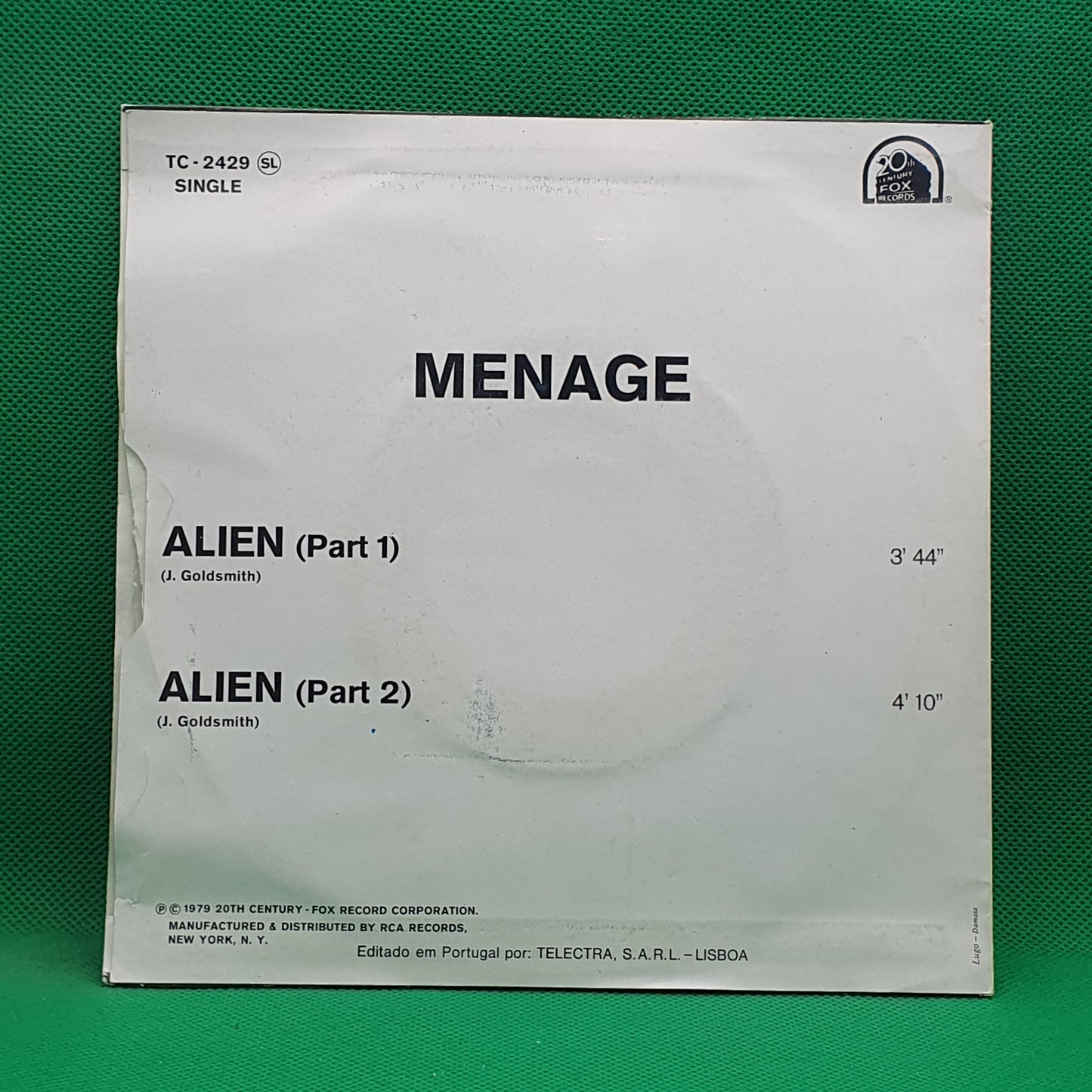 Menage ‎– Alien