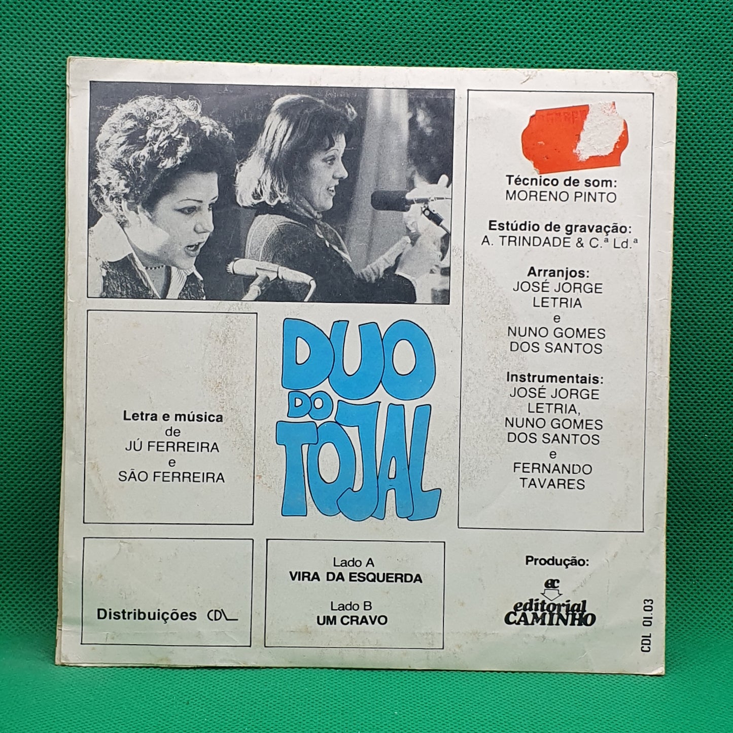 Duo do Tojal ‎– Um Cravo