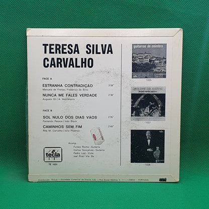 Teresa Silva Carvalho ‎– Sol Nulo Dos Dias Vãos