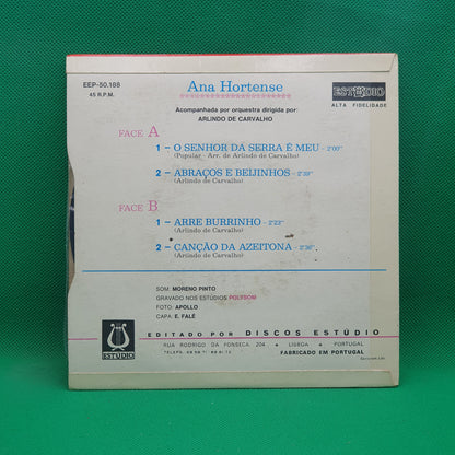 Ana Hortense ‎– O Senhor Da Serra É Meu