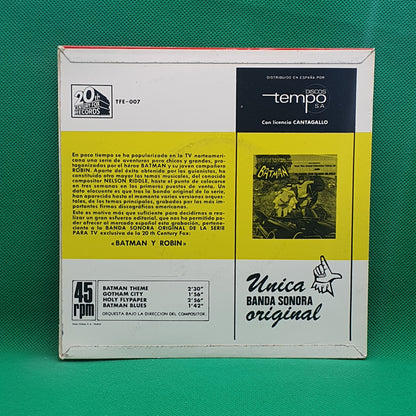 Nelson Riddle ‎– Batman - Banda Sonora Original De La Serie Para Tv