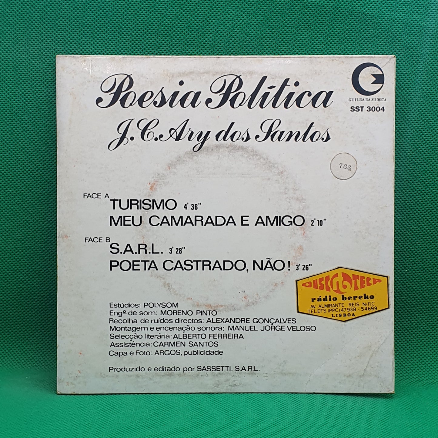 Ary Dos Santos ‎– Poesia Política