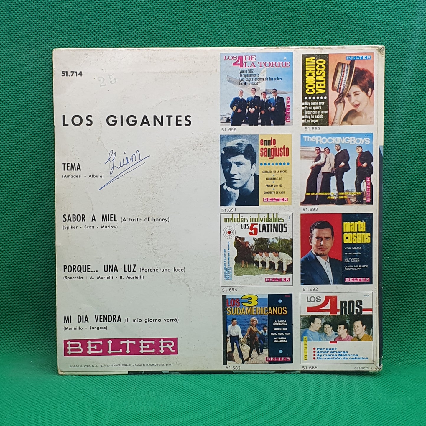 Los Gigantes ‎– Tema