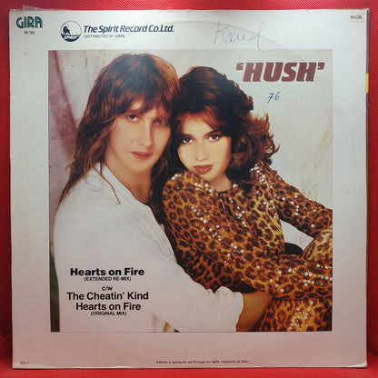 Hush ‎– Hearts On Fire