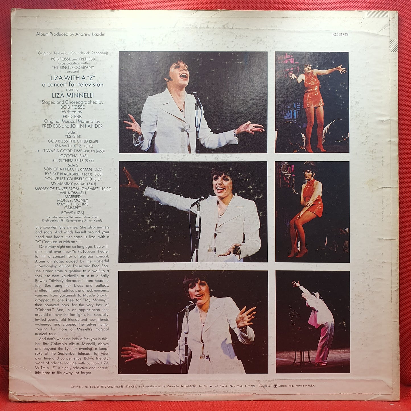 Liza Minnelli ‎– Liza With A "Z"