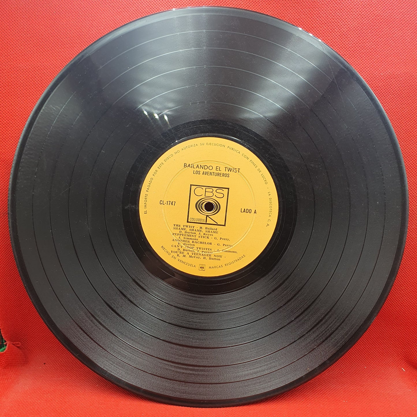 Los Aventureros ‎– Bailando El Twist