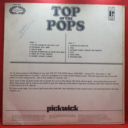 Various ‎– Top Of The Pops Vol. 32