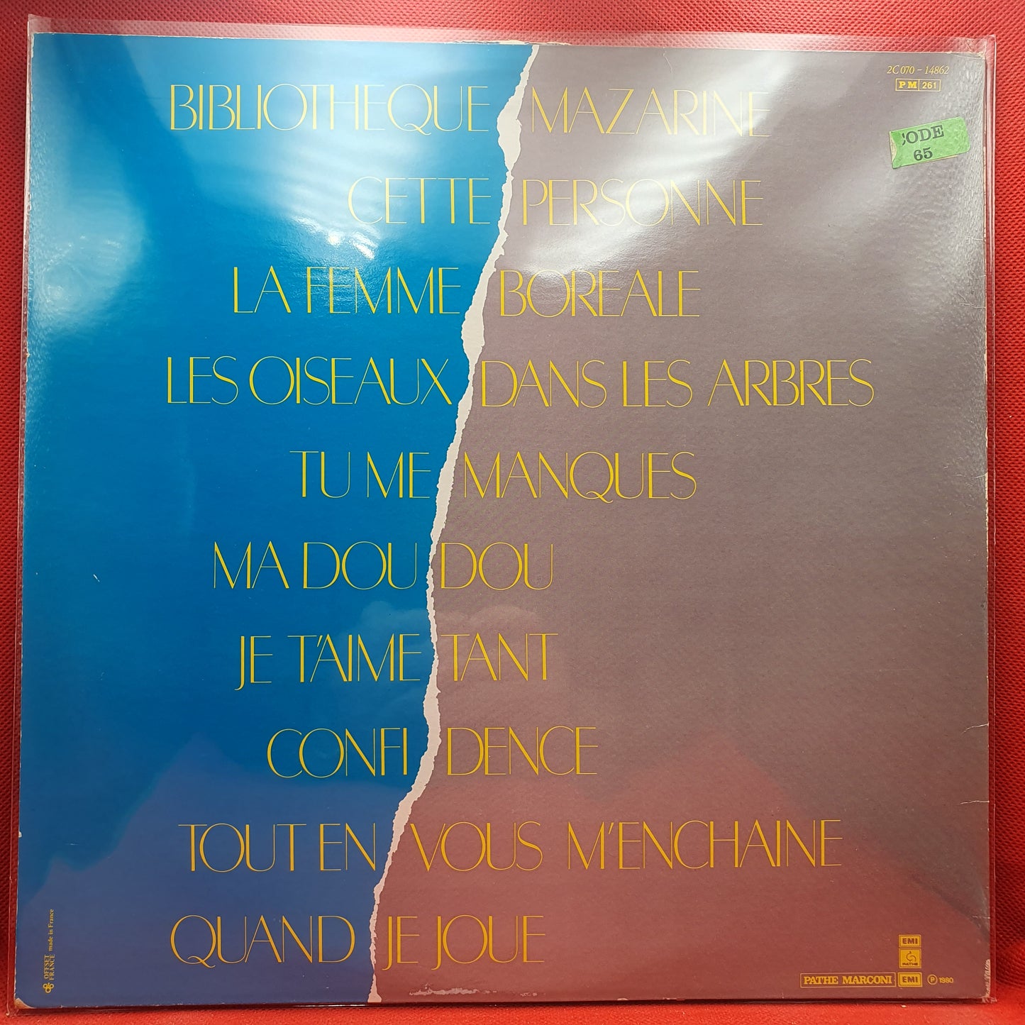 Julien Clerc ‎– Clerc Julien