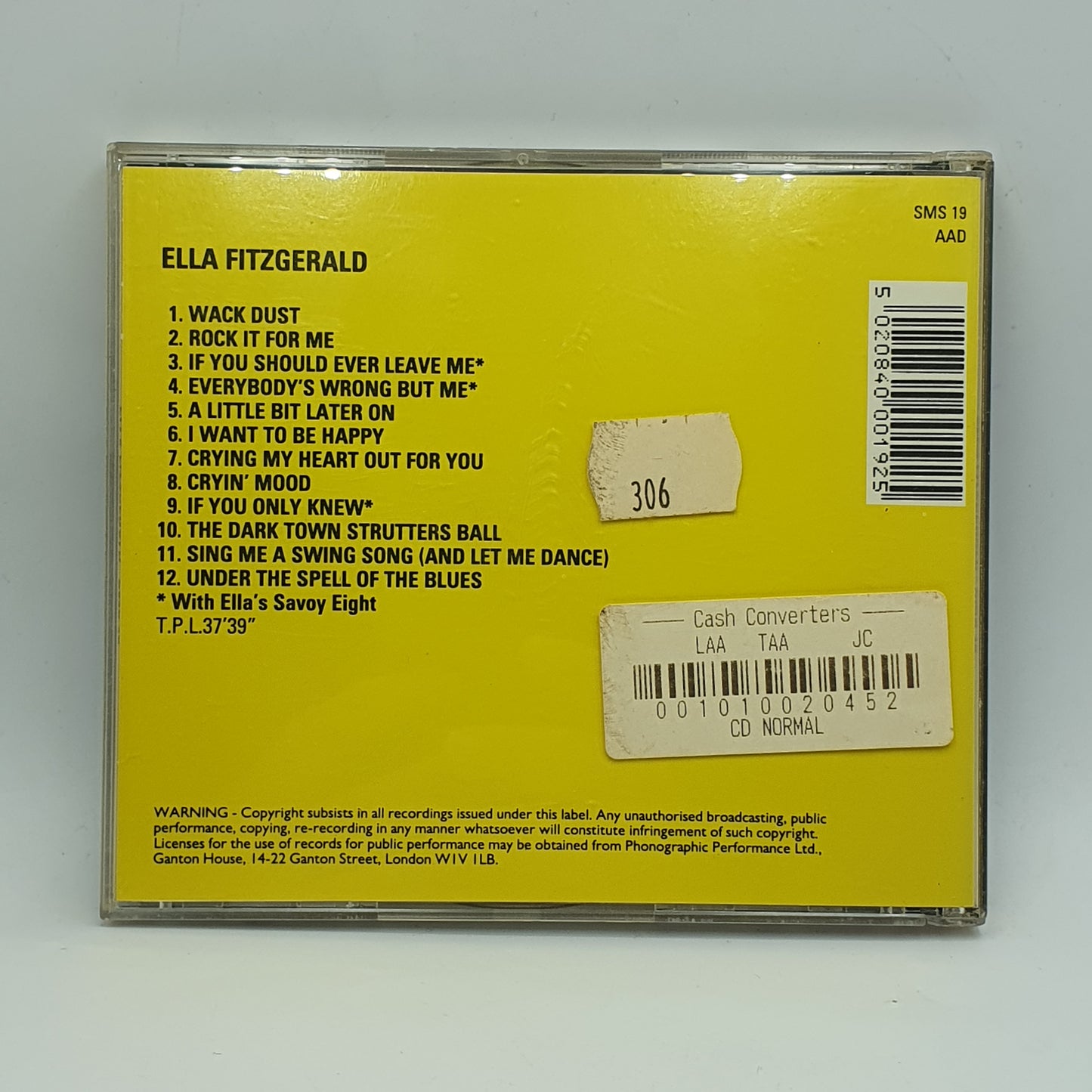 Ella Fitzgerald ‎– Ella Fitzgerald