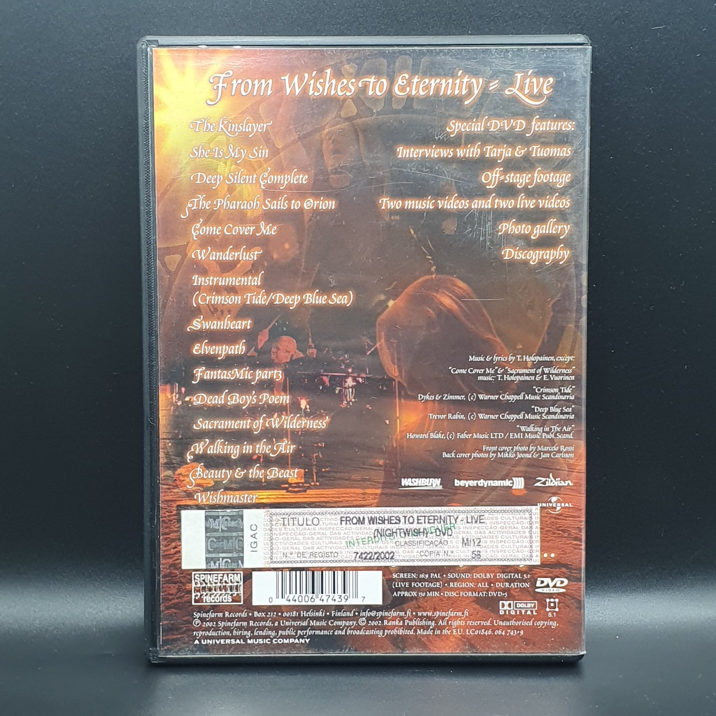 Nightwish ‎– From Wishes To Eternity - Live