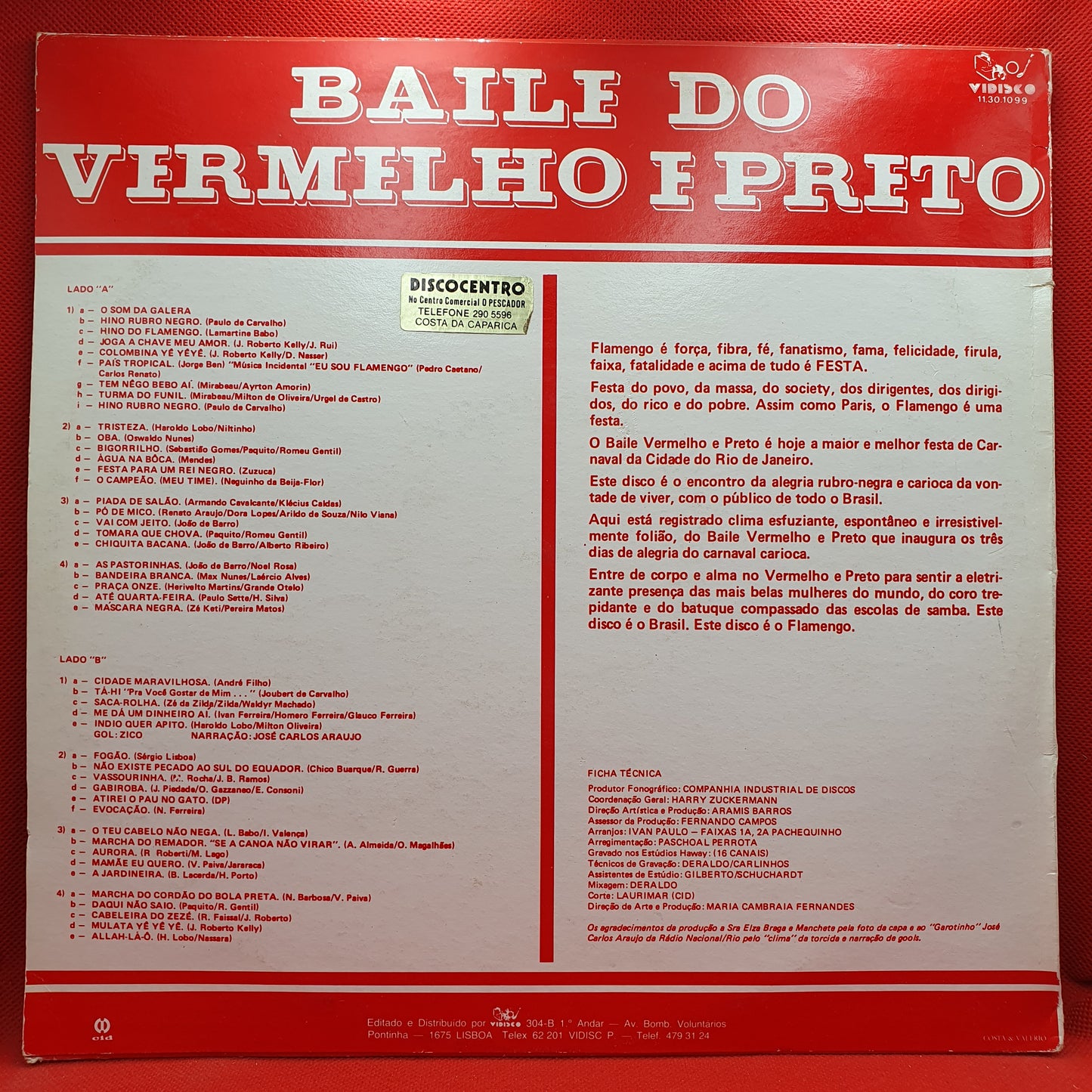 Flabanda ‎– Baile Do Vermelho E Preto