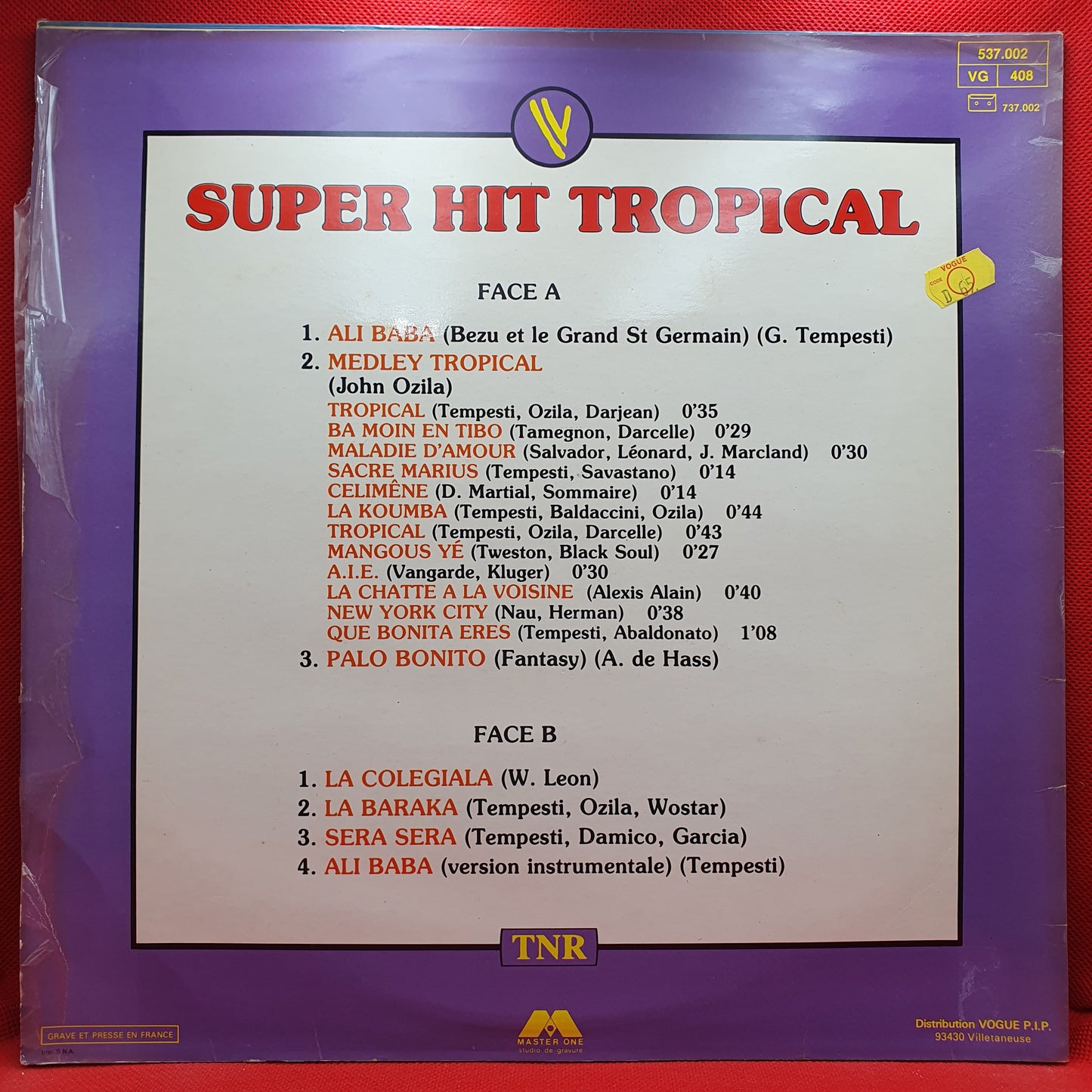 Various ‎– Super Hit Tropical (Spécial Ambiance)