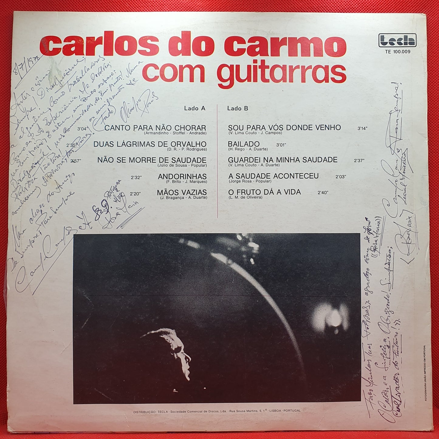 Carlos Do Carmo ‎– Carlos Do Carmo Com Guitarras