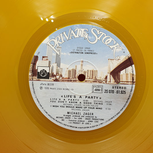 The Michael Zager Band ‎– Life's A Party