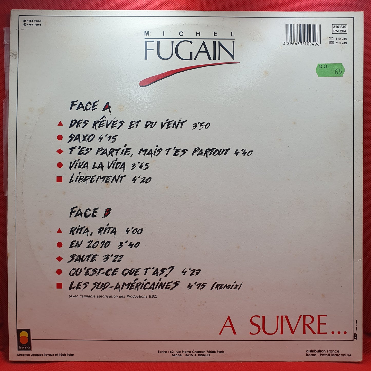 Michel Fugain ‎– Michel Fugain