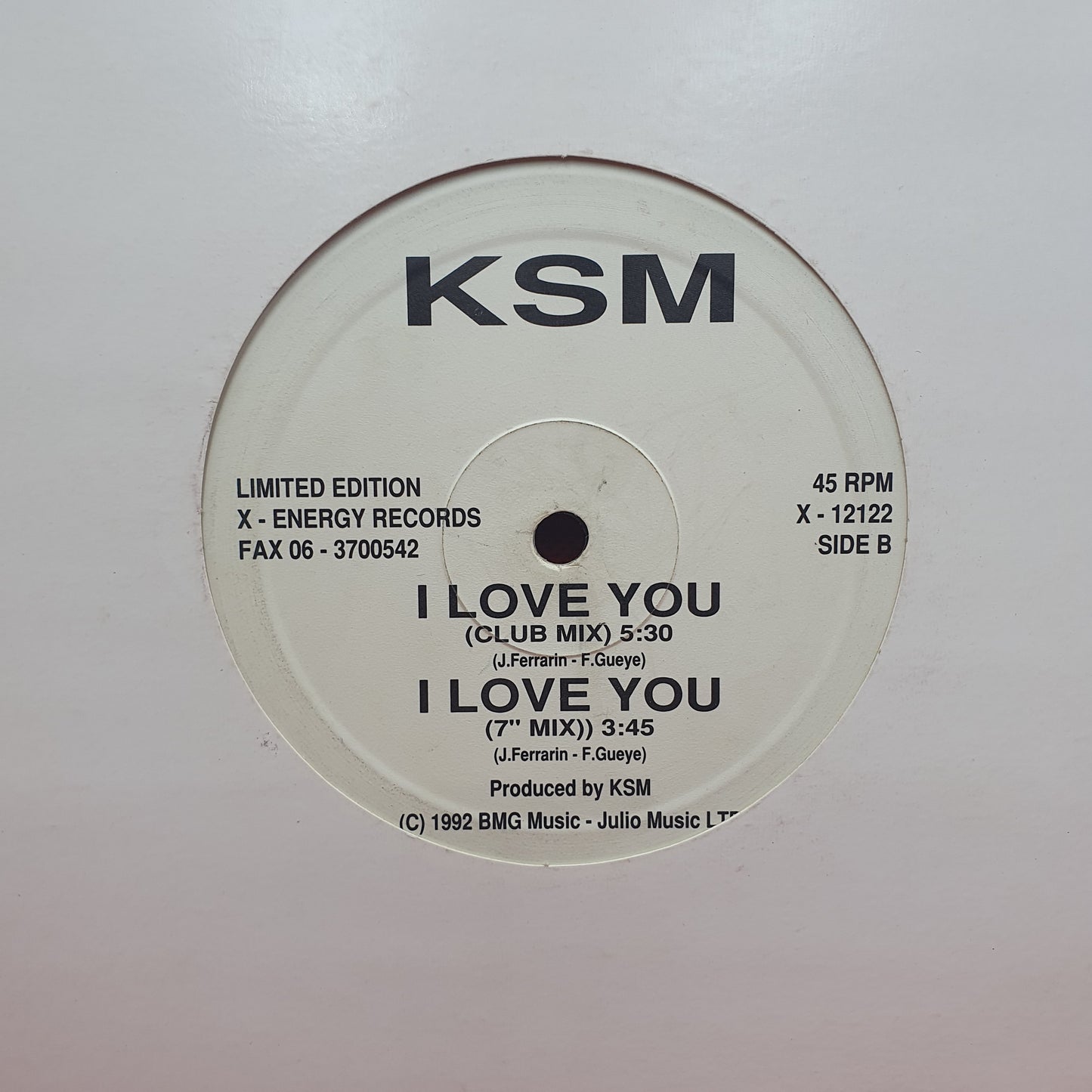 KSM ‎– Te Quiero