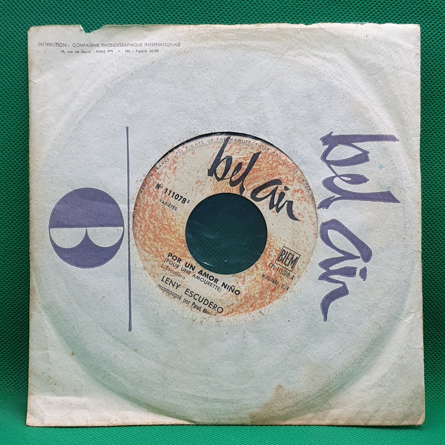 Leny Escudero - Por Un Amor Nino / Ballade a Sylvie