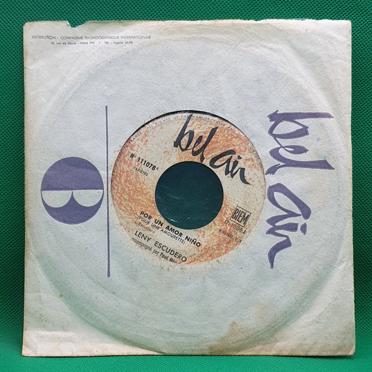 Leny Escudero - Por Un Amor Nino / Ballade a Sylvie