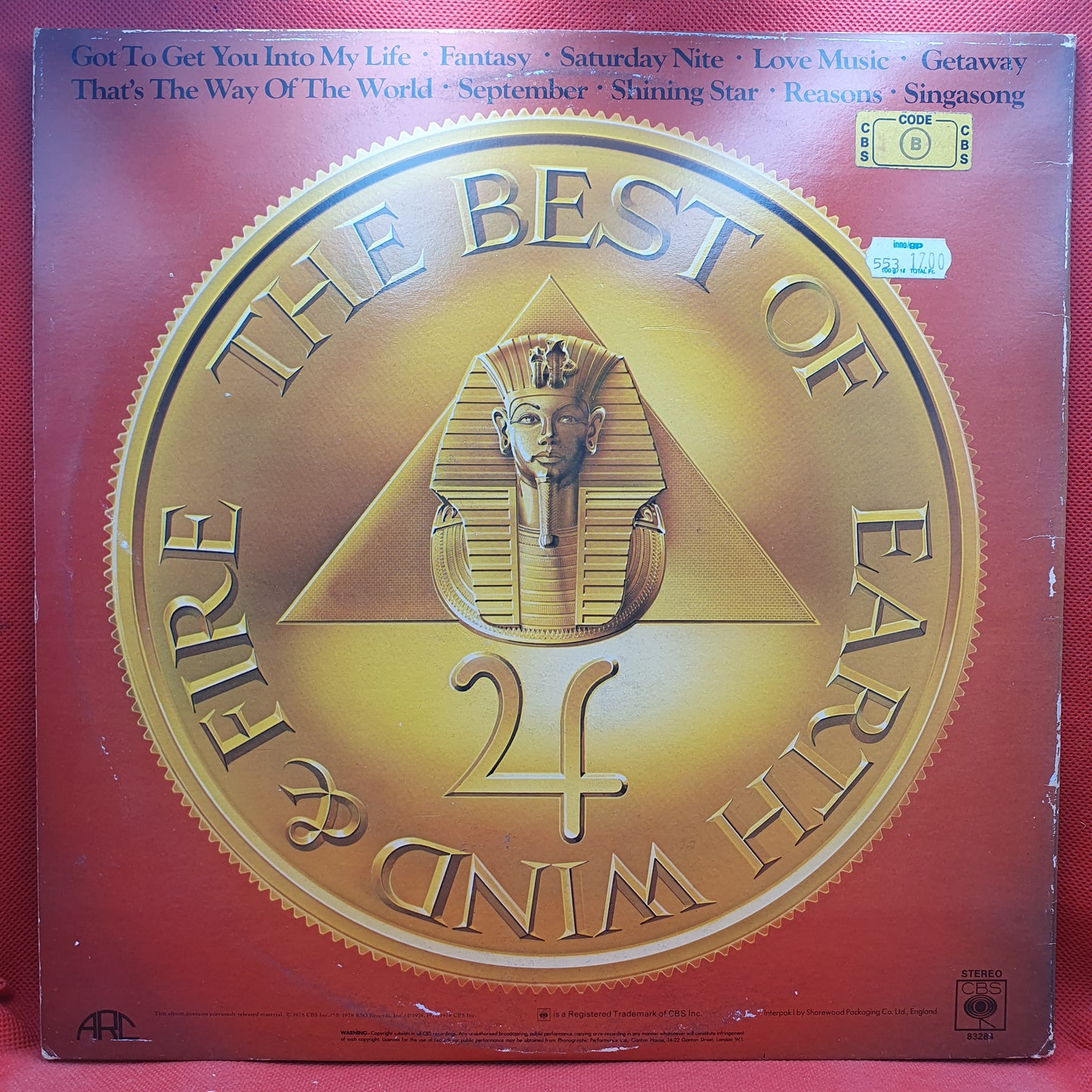 Earth, Wind & Fire – The Best Of Earth, Wind & Fire Vol. I