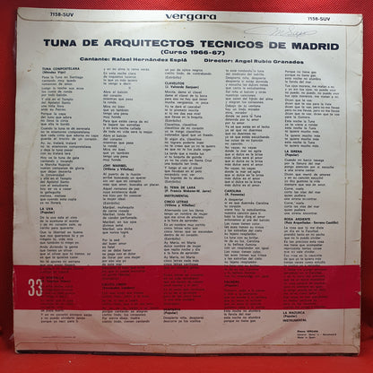 Tuna De Arquitectos Tecnicos De Madrid – Curso 1966-67