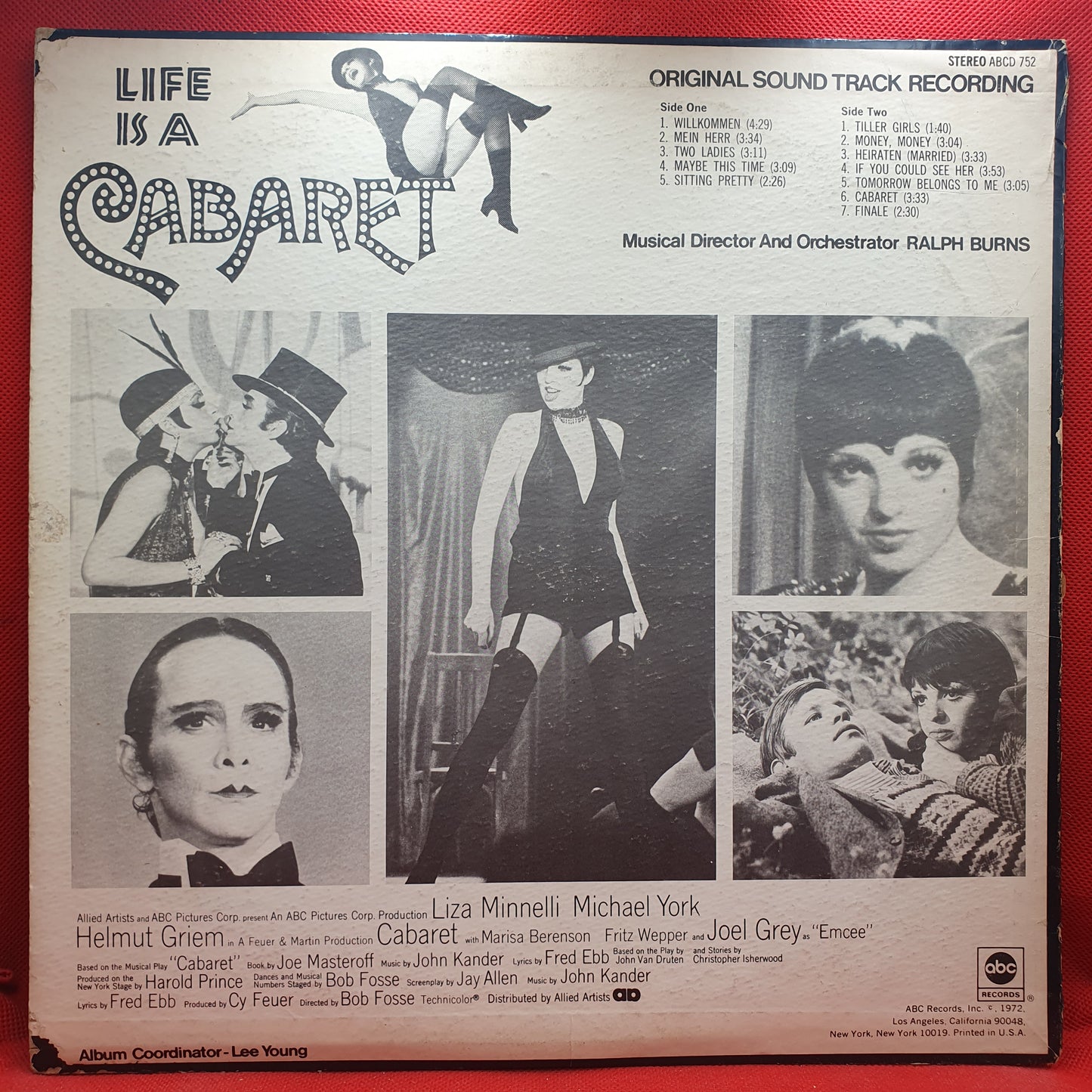 Ralph Burns ‎– Cabaret (Original Sound Track Recording)