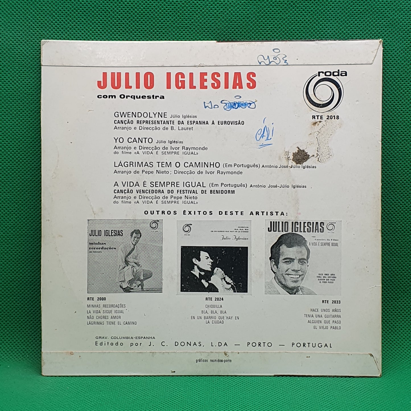 Julio Iglesias ‎– Gwendolyne