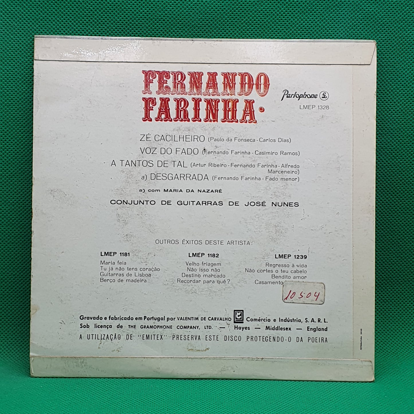 Fernando Farinha ‎– Zé Cacilheiro