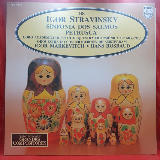 Stravinsky - Coro Acadêmico Russo · Filarmônica De Moscou, Igor Markevitch, Hans Rosbaud ‎– Sinfonia Dos Salmos / Petrusca