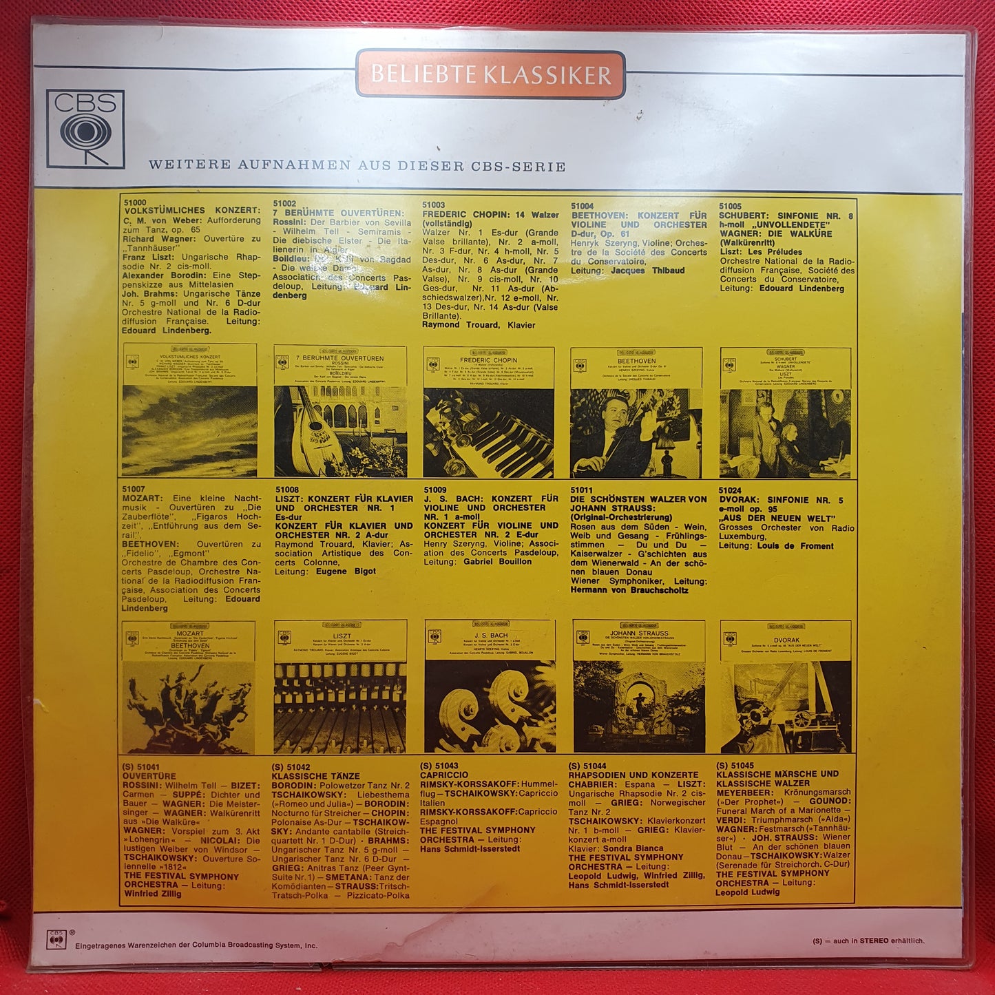 The Festival Symphony Orchestra, Louis De Froment ‎– Ballettmusik