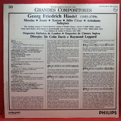 G. F. Händel - Elly Ameling, Norma Burrowes, Heather Harper, Edith Mathis ‎– Messias / Josué / Xerxes / Júlio César / Ariodante