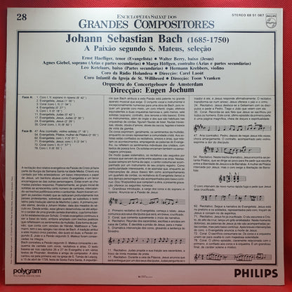 J. S. Bach - Ernst Haefliger, Walter Berry, Agnes Giebel ‎– A Paixão Segundo São Mateus