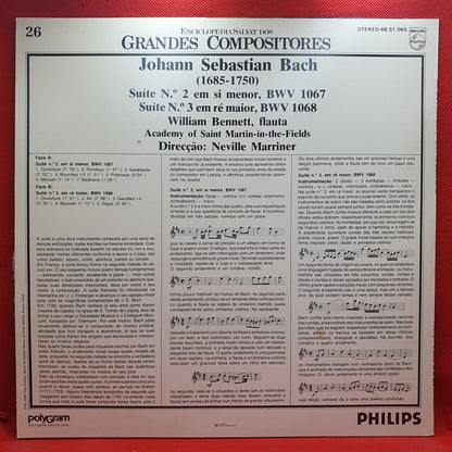 J.S. Bach, Sir Neville Marriner ‎– Suíte No. 2 Em Si Menor, BWV 1067 - Suíte No. 3 Em Ré Maior, BWV 1068