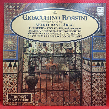 Gioacchino Rossini,  Orquestra Filarmónica de Rotterdam, Sir Neville Marriner, Edo de Waart ‎– Aberturas E Árias