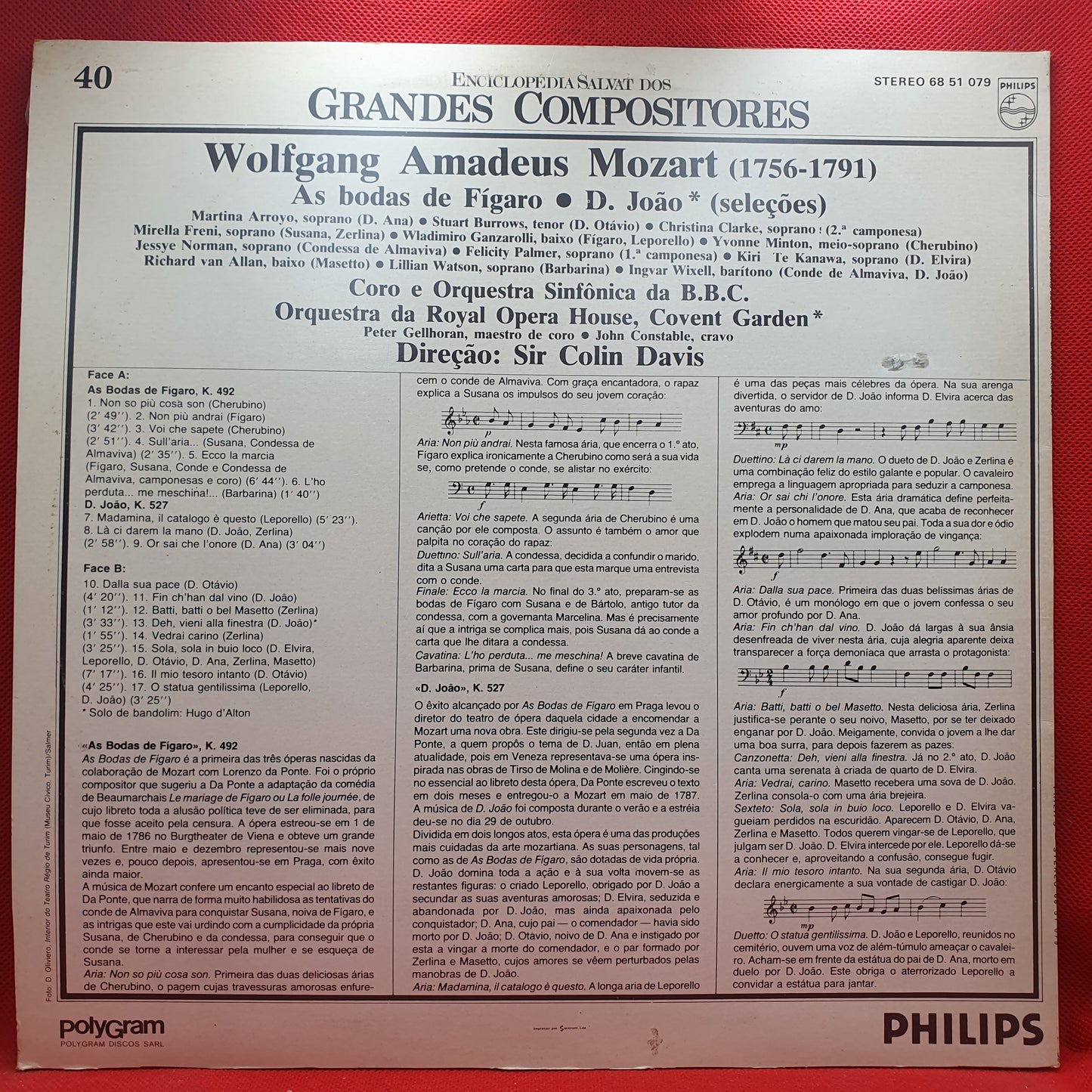 W. A. Mozart ‎– Enciclopédia Salvat Dos Grandes Compositores nº 40