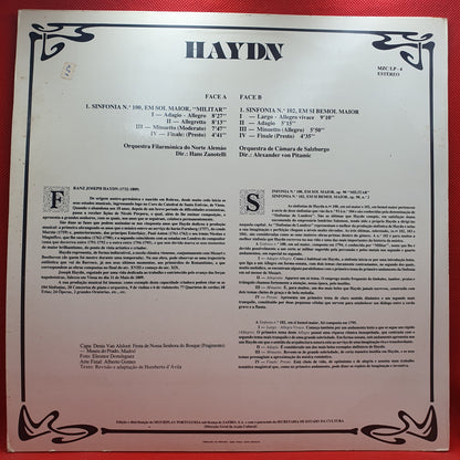 Haydn, Orquestra Filarmónica do Norte Alemão, Hans Zanotelli – Sinfonia Nº100, Em Sol Maior, «Militar», Sinfonia Nº102, Em Si Bemol Maior