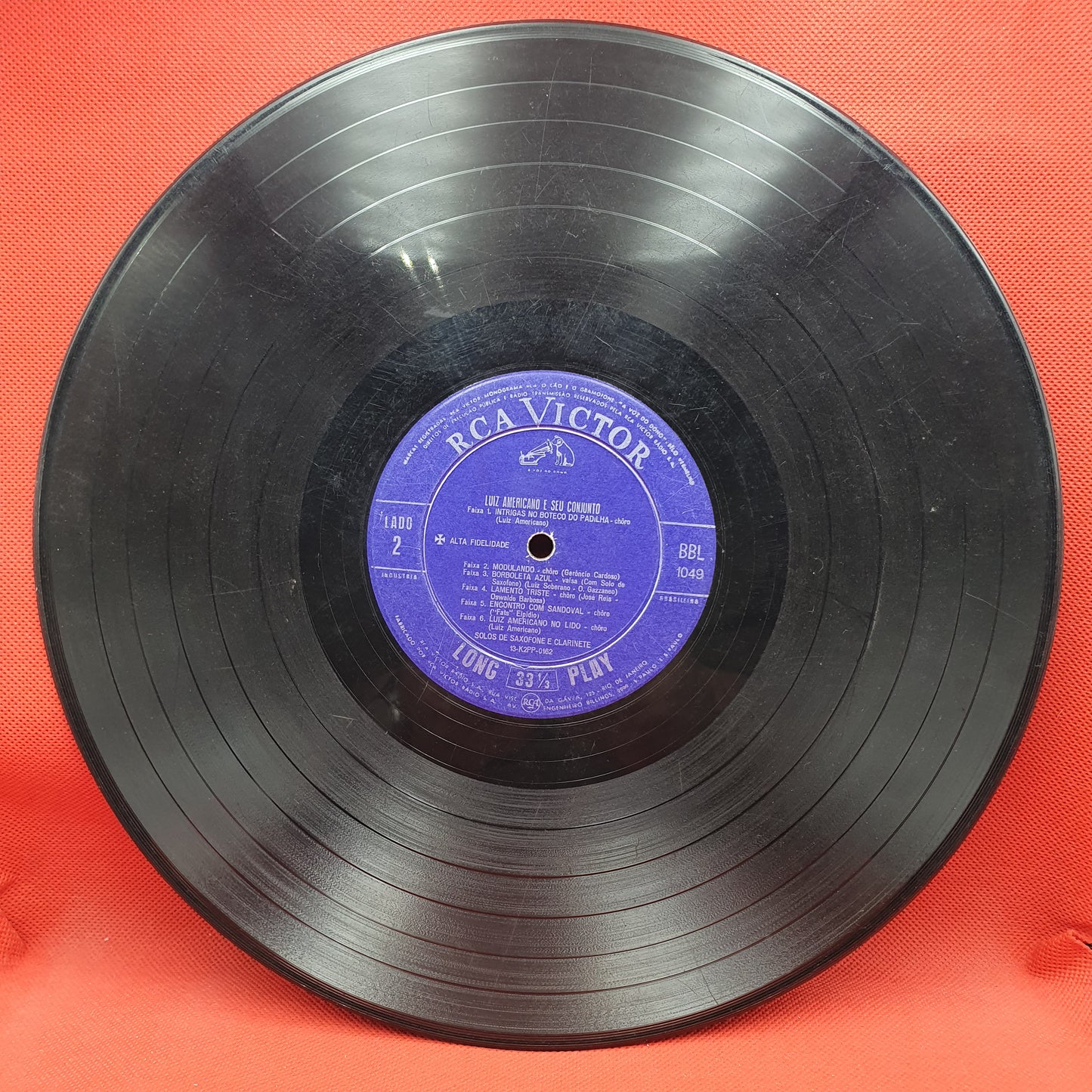 Luiz Americano E Seu Conjunto ‎– Solos De Clarinete E Saxofone