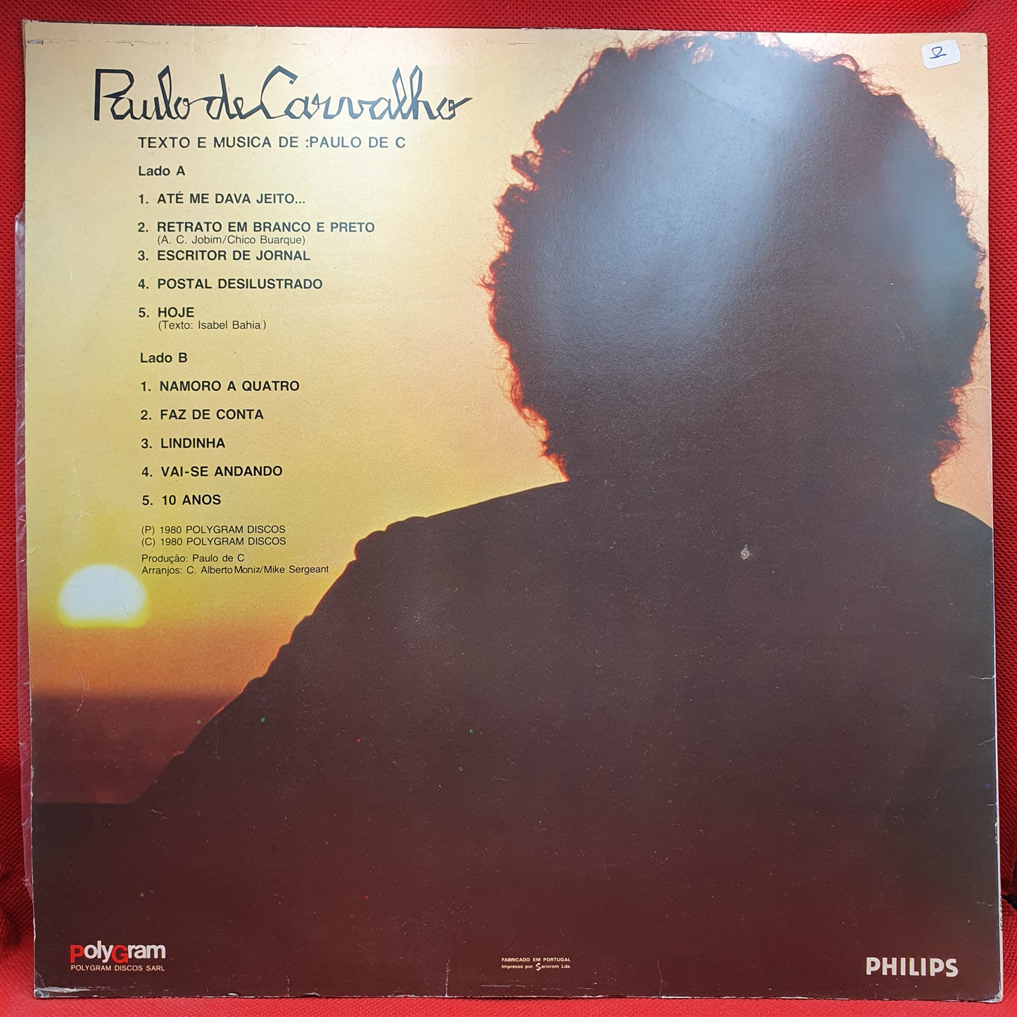 Paulo De Carvalho ‎– Até Me Dava Jeito...